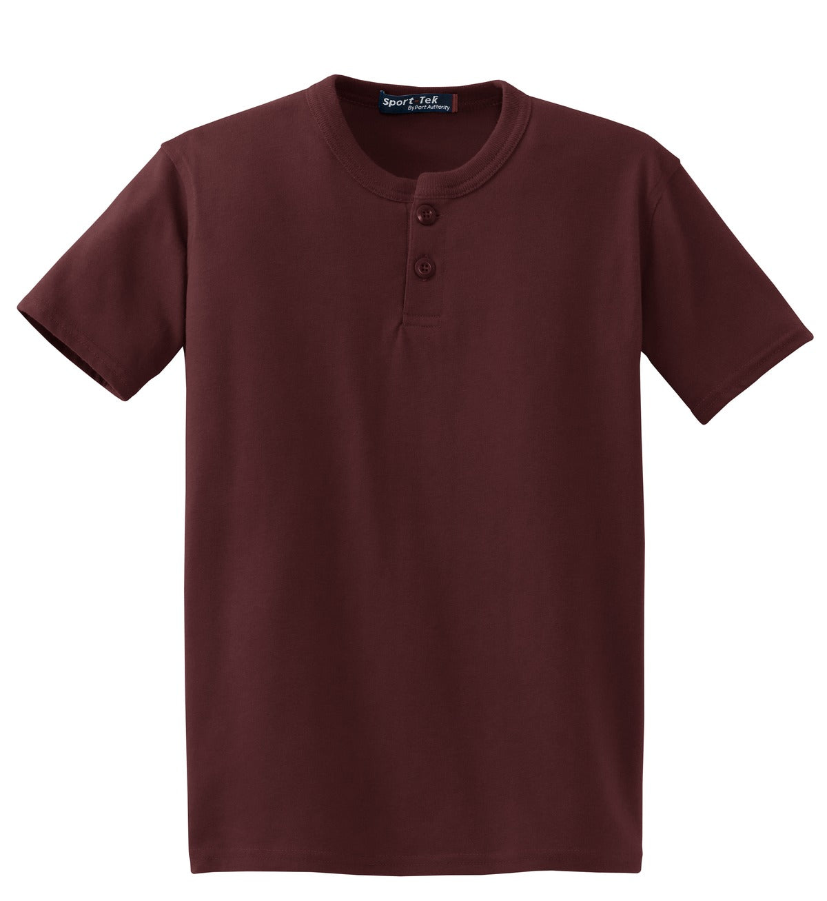 Sport-Tek YT210 Tek Youth Short Sleeve Henley