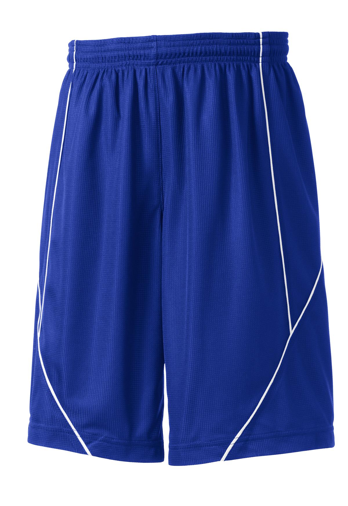 Sport-Tek YT565 Tek Youth PosiCharge Mesh Reversible Spliced Short
