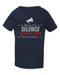 Break The Silence · Believe Kids Tee — Toddler Navy