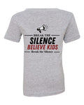 Break The Silence · Believe Kids Tee — Toddler Sport Grey