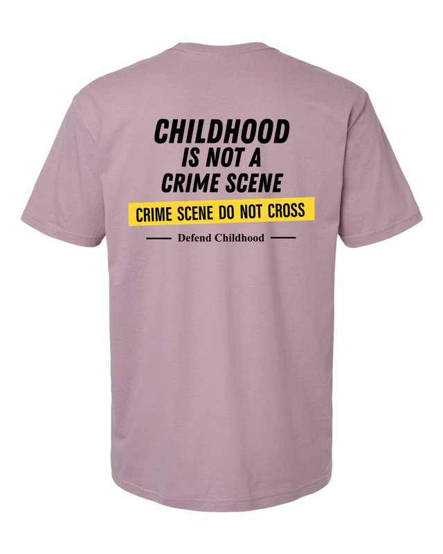 Childhood Is Not a Crime Scene Tee — Paragon