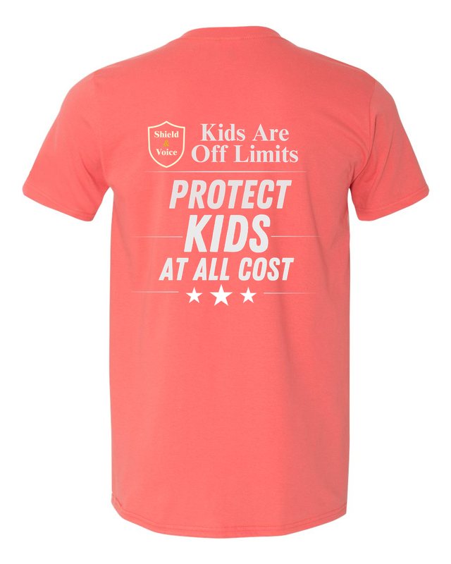 Kids Are Off Limits Tee — Coral Silk
