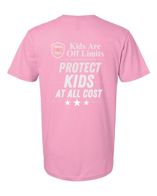 Kids Are Off Limits Tee — Fan Candy Pink