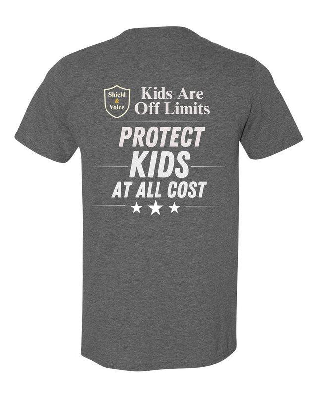 Kids Are Off Limits Tee — Heather Dark Grey