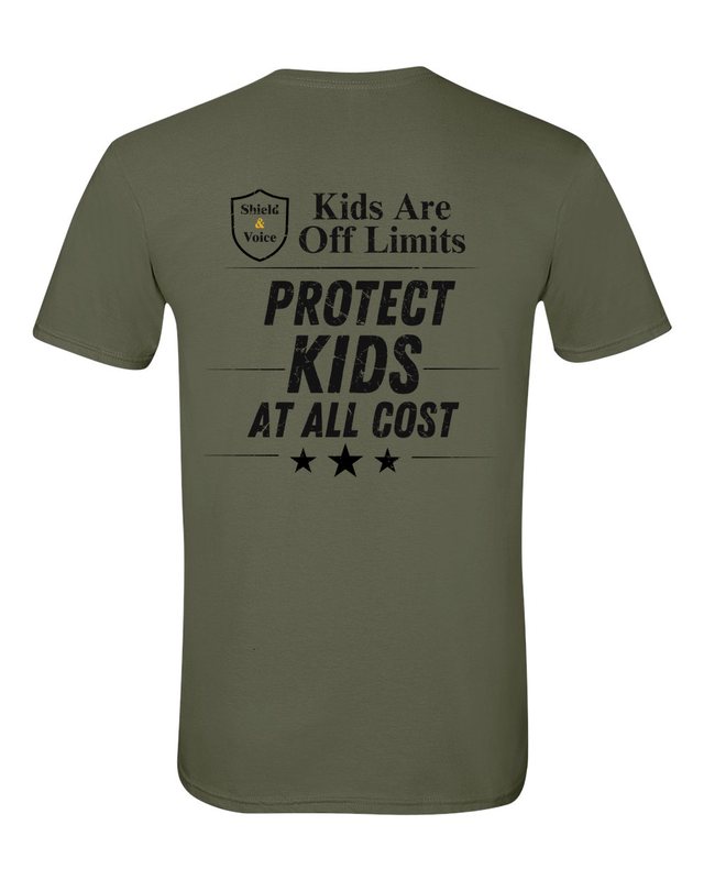 Kids Are Off Limits Tee — Military Green