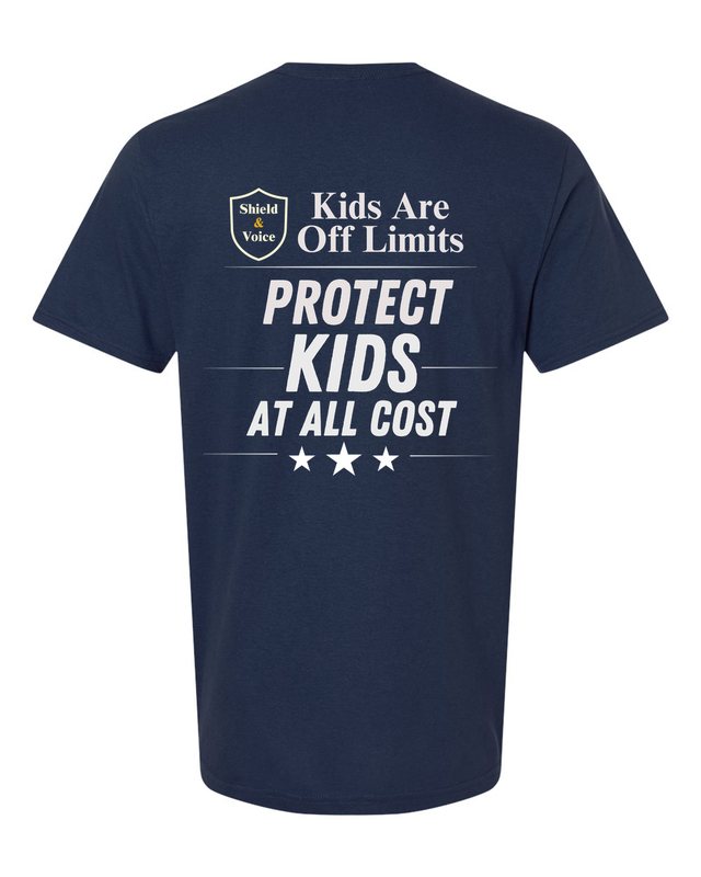 Kids Are Off Limits Tee — Navy