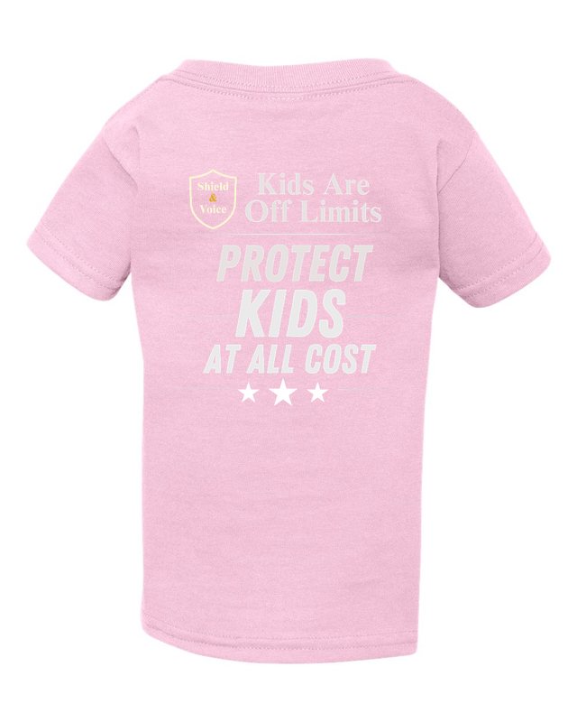 Kids Are Off Limits Tee — Toddler Light Pink