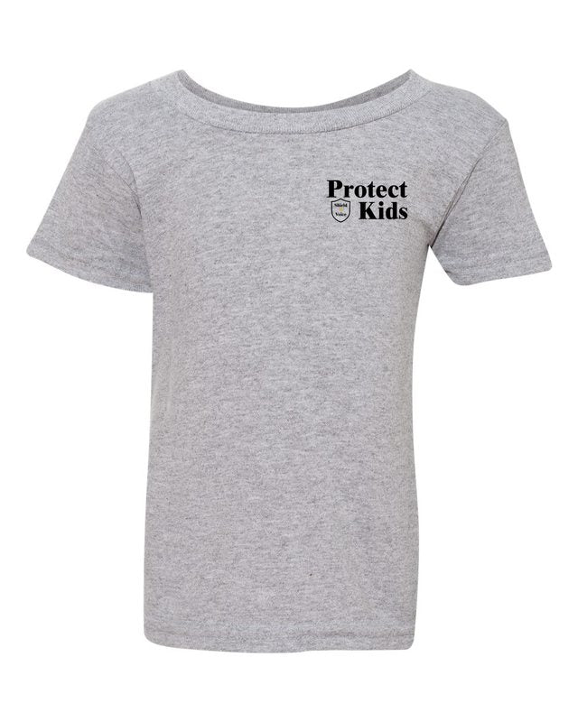 Kids Are Off Limits Tee — Toddler Sport Grey — front pocket mark