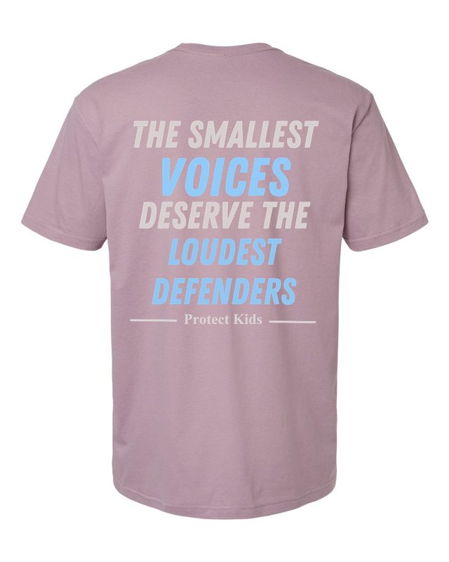 The Smallest Voices Tee — Cream & Blue — Paragon