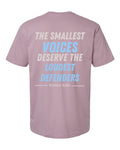 The Smallest Voices Tee — Cream & Blue — Paragon